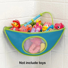 Load image into Gallery viewer, Kids Bath Toys Storage Bag With Suction Cup Children Bathroom Waterproof Bathing Toys Collection Organizer Hanging Wall Bag