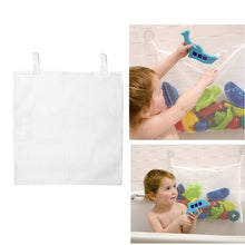 Load image into Gallery viewer, Kids Bath Toys Storage Bag With Suction Cup Children Bathroom Waterproof Bathing Toys Collection Organizer Hanging Wall Bag